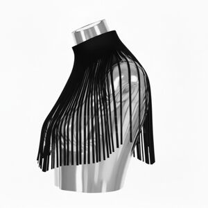 Black Tassel Neck Cascade Regalia